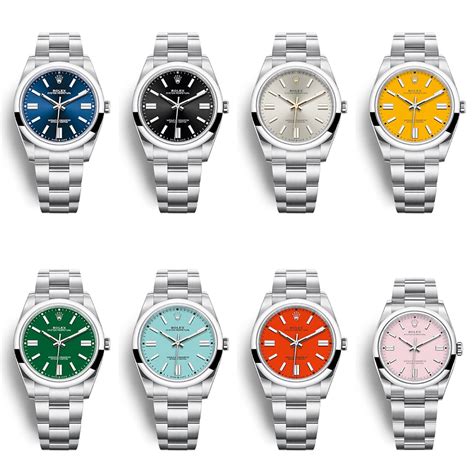 rolex colourful|rolex color chart.